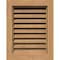 Ekena Millwork Vertical Gable Vent Functional, Western Red Cedar Gable Vent w/ Brick Mould Face Frame, 32"W x 20"H GVWVE32X2000SFUWR - alternate 1